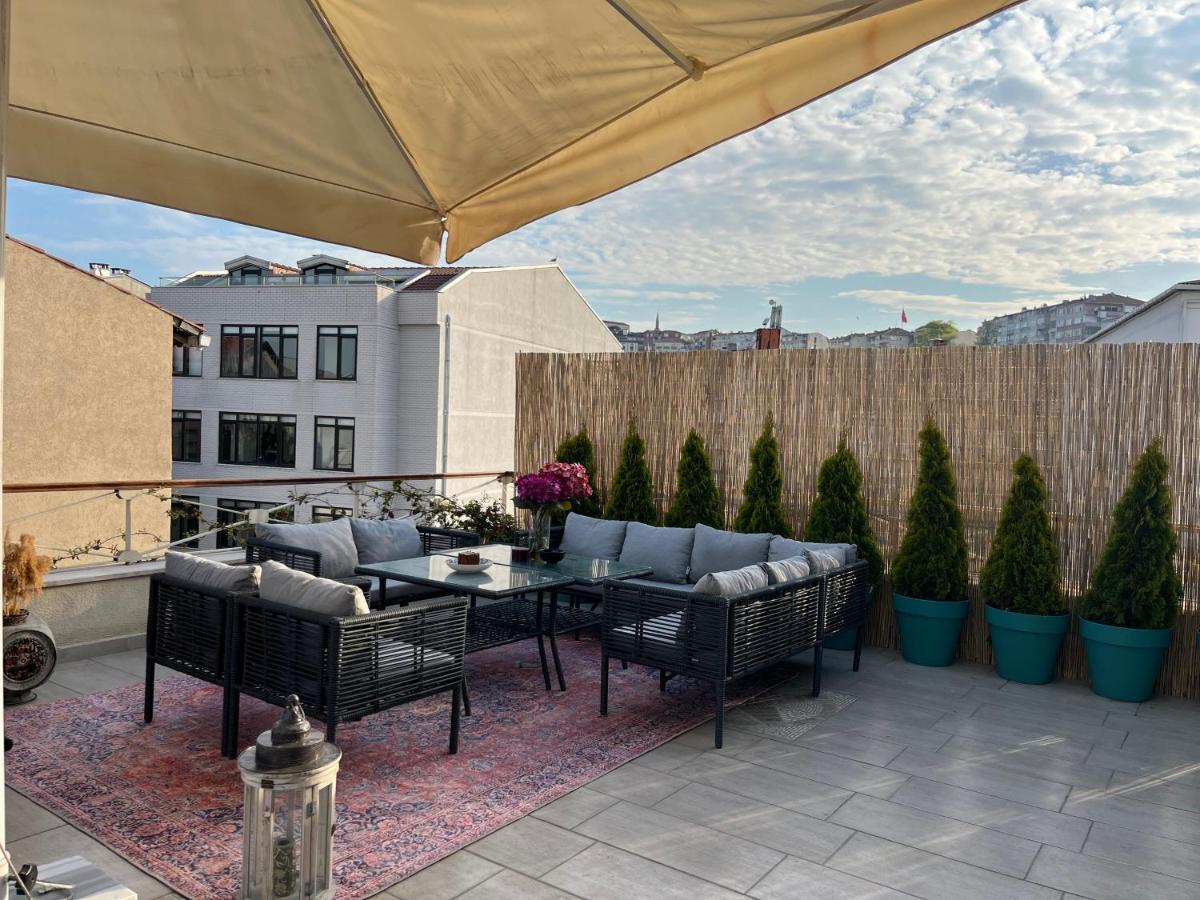 Waterfront Apartment By The Tram - Terrace With Dome & Golden Horn View In Fatih Istanbul Luaran gambar