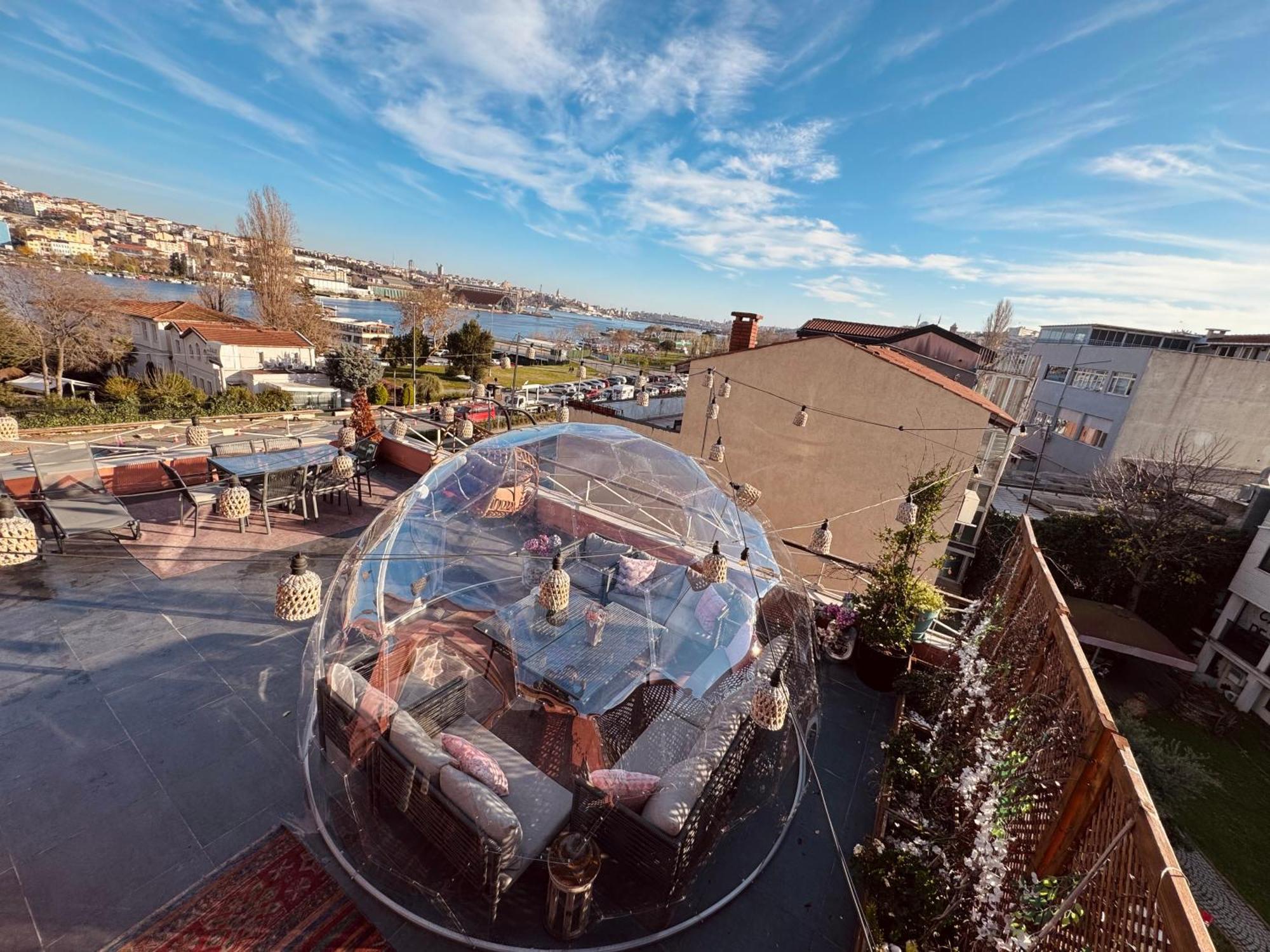 Waterfront Apartment By The Tram - Terrace With Dome & Golden Horn View In Fatih Istanbul Luaran gambar