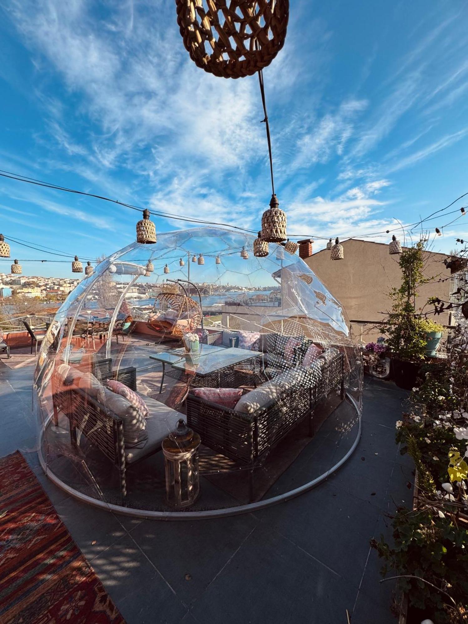 Waterfront Apartment By The Tram - Terrace With Dome & Golden Horn View In Fatih Istanbul Luaran gambar