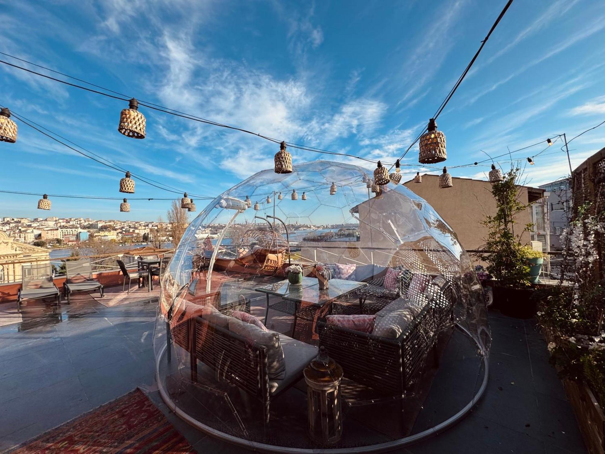 Waterfront Apartment By The Tram - Terrace With Dome & Golden Horn View In Fatih Istanbul Luaran gambar