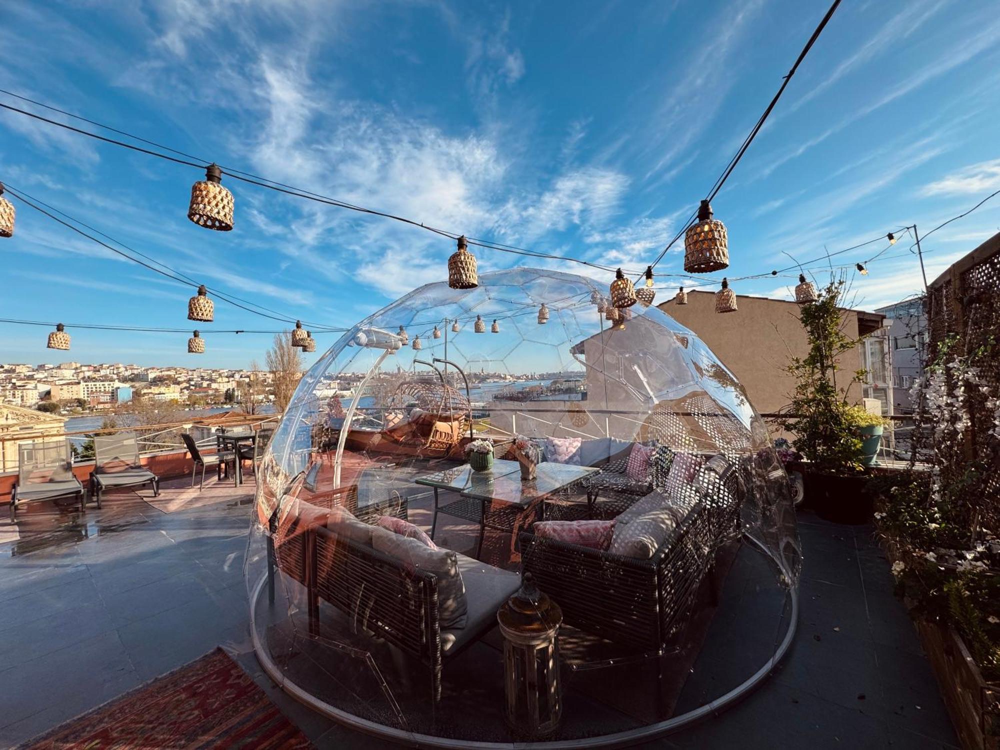 Waterfront Apartment By The Tram - Terrace With Dome & Golden Horn View In Fatih Istanbul Luaran gambar